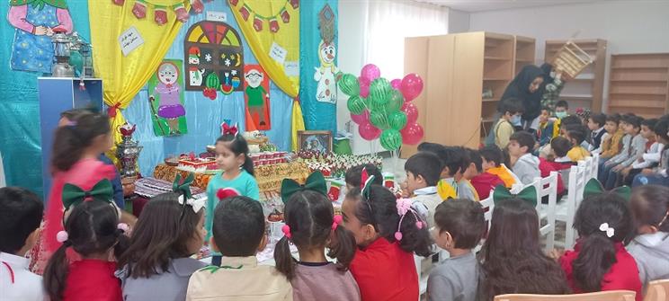 جشن شب یلدا برای دانش آموزان مهد کودک